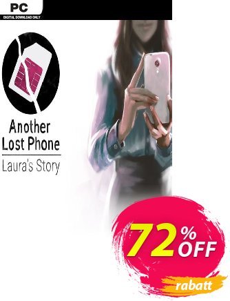 Another Lost Phone Lauras Story PC Coupon, discount Another Lost Phone Lauras Story PC Deal 2024 CDkeys. Promotion: Another Lost Phone Lauras Story PC Exclusive Sale offer 