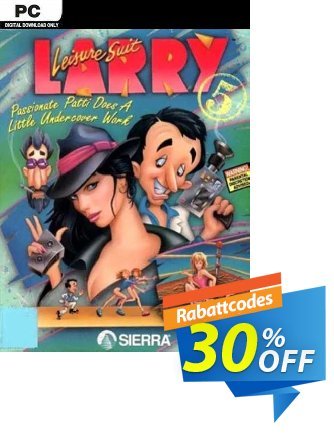 Leisure Suit Larry 5 - Passionate Patti Does a Little Undercover Work PC Coupon, discount Leisure Suit Larry 5 - Passionate Patti Does a Little Undercover Work PC Deal 2024 CDkeys. Promotion: Leisure Suit Larry 5 - Passionate Patti Does a Little Undercover Work PC Exclusive Sale offer 