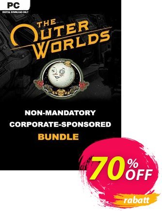 The Outer Worlds Non Mandatory Corporate Sponsored Bundle PC (Steam) Coupon, discount The Outer Worlds Non Mandatory Corporate Sponsored Bundle PC (Steam) Deal 2024 CDkeys. Promotion: The Outer Worlds Non Mandatory Corporate Sponsored Bundle PC (Steam) Exclusive Sale offer 