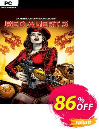 Command and Conquer: Red Alert 3 PC Coupon, discount Command and Conquer: Red Alert 3 PC Deal 2024 CDkeys. Promotion: Command and Conquer: Red Alert 3 PC Exclusive Sale offer 
