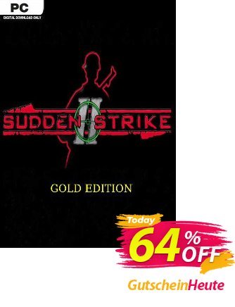 Sudden Strike 2 Gold PC Coupon, discount Sudden Strike 2 Gold PC Deal 2024 CDkeys. Promotion: Sudden Strike 2 Gold PC Exclusive Sale offer 