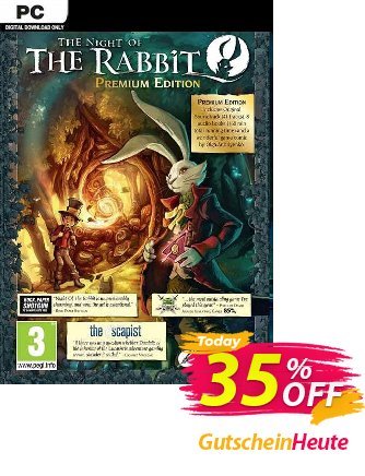 The Night of the Rabbit Premium Edition PC Coupon, discount The Night of the Rabbit Premium Edition PC Deal 2024 CDkeys. Promotion: The Night of the Rabbit Premium Edition PC Exclusive Sale offer 