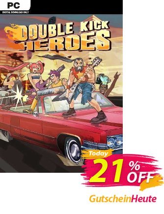 Double Kick Heroes PC Coupon, discount Double Kick Heroes PC Deal 2024 CDkeys. Promotion: Double Kick Heroes PC Exclusive Sale offer 