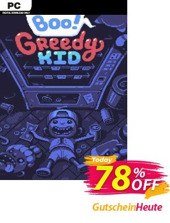 Boo Greedy Kid PC Coupon, discount Boo Greedy Kid PC Deal 2024 CDkeys. Promotion: Boo Greedy Kid PC Exclusive Sale offer 