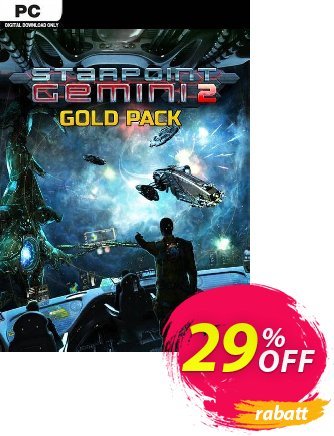Starpoint Gemini 2 Gold Pack PC Coupon, discount Starpoint Gemini 2 Gold Pack PC Deal 2024 CDkeys. Promotion: Starpoint Gemini 2 Gold Pack PC Exclusive Sale offer 