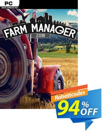 Farm Manager 2018 PC Coupon, discount Farm Manager 2018 PC Deal 2024 CDkeys. Promotion: Farm Manager 2018 PC Exclusive Sale offer 
