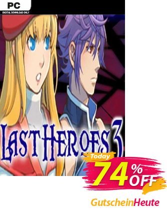 Last Heroes 3 PC Coupon, discount Last Heroes 3 PC Deal 2024 CDkeys. Promotion: Last Heroes 3 PC Exclusive Sale offer 