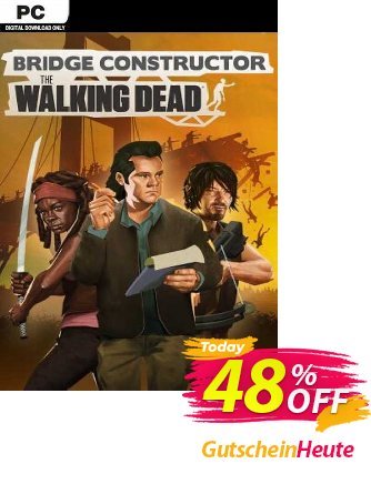 Bridge Constructor: The Walking Dead PC Gutschein Bridge Constructor: The Walking Dead PC Deal 2024 CDkeys Aktion: Bridge Constructor: The Walking Dead PC Exclusive Sale offer 