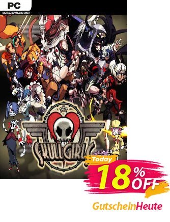 Skullgirls PC Coupon, discount Skullgirls PC Deal 2024 CDkeys. Promotion: Skullgirls PC Exclusive Sale offer 