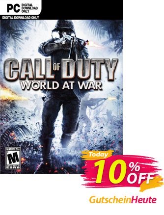 Call of Duty: World at War PC (Steam) Coupon, discount Call of Duty: World at War PC (Steam) Deal 2024 CDkeys. Promotion: Call of Duty: World at War PC (Steam) Exclusive Sale offer 