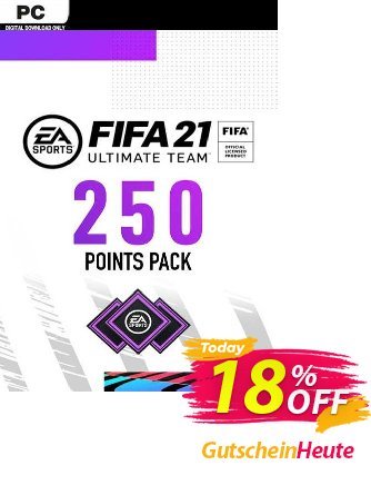 FIFA 21 Ultimate Team 250 Points Pack PC discount coupon FIFA 21 Ultimate Team 250 Points Pack PC Deal 2024 CDkeys - FIFA 21 Ultimate Team 250 Points Pack PC Exclusive Sale offer 