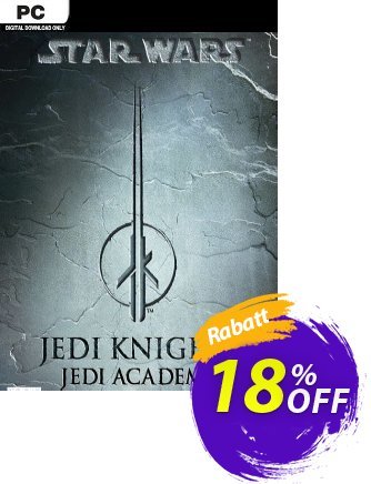 STAR WARS Jedi Knight  Jedi Academy PC discount coupon STAR WARS Jedi Knight  Jedi Academy PC Deal 2024 CDkeys - STAR WARS Jedi Knight  Jedi Academy PC Exclusive Sale offer 