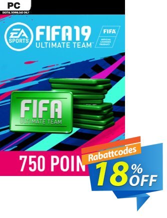 FIFA 19 - 750 FUT Points PC Gutschein FIFA 19 - 750 FUT Points PC Deal 2024 CDkeys Aktion: FIFA 19 - 750 FUT Points PC Exclusive Sale offer 