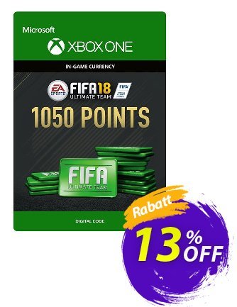 Fifa 18 - 1050 FUT Points - Xbox One  Gutschein Fifa 18 - 1050 FUT Points (Xbox One) Deal 2024 CDkeys Aktion: Fifa 18 - 1050 FUT Points (Xbox One) Exclusive Sale offer 