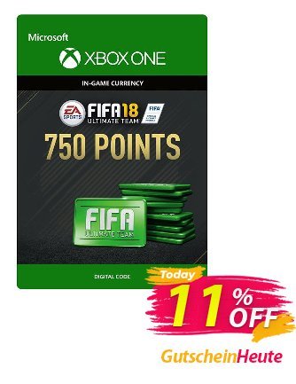 Fifa 18 - 750 FUT Points - Xbox One  Gutschein Fifa 18 - 750 FUT Points (Xbox One) Deal 2024 CDkeys Aktion: Fifa 18 - 750 FUT Points (Xbox One) Exclusive Sale offer 