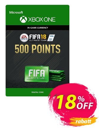 Fifa 18 - 500 FUT Points - Xbox One  Gutschein Fifa 18 - 500 FUT Points (Xbox One) Deal 2024 CDkeys Aktion: Fifa 18 - 500 FUT Points (Xbox One) Exclusive Sale offer 