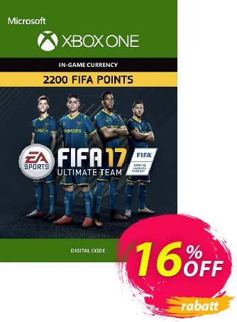 Fifa 17 - 2200 FUT Points - Xbox One  Gutschein Fifa 17 - 2200 FUT Points (Xbox One) Deal 2024 CDkeys Aktion: Fifa 17 - 2200 FUT Points (Xbox One) Exclusive Sale offer 