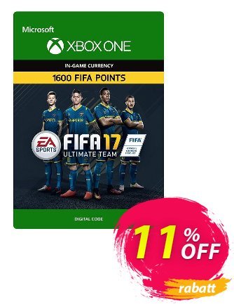 Fifa 17 - 1600 FUT Points (Xbox One) Coupon, discount Fifa 17 - 1600 FUT Points (Xbox One) Deal 2024 CDkeys. Promotion: Fifa 17 - 1600 FUT Points (Xbox One) Exclusive Sale offer 