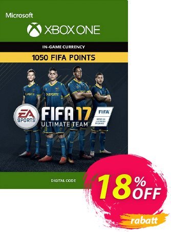Fifa 17 - 1050 FUT Points - Xbox One  Gutschein Fifa 17 - 1050 FUT Points (Xbox One) Deal 2024 CDkeys Aktion: Fifa 17 - 1050 FUT Points (Xbox One) Exclusive Sale offer 