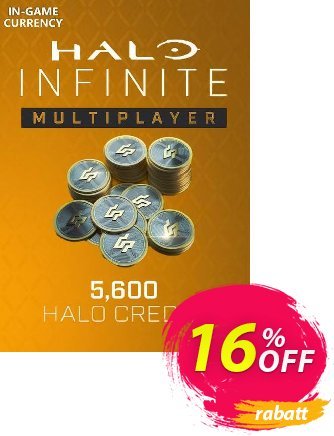 Halo Infinite: 5000 Halo Credits +600 Bonus Xbox One & Xbox Series X|S - WW  Gutschein Halo Infinite: 5000 Halo Credits +600 Bonus Xbox One &amp; Xbox Series X|S (WW) Deal 2024 CDkeys Aktion: Halo Infinite: 5000 Halo Credits +600 Bonus Xbox One &amp; Xbox Series X|S (WW) Exclusive Sale offer 