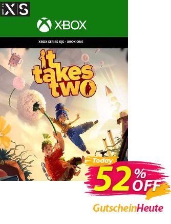 It Takes Two Xbox One & Xbox Series X|S - US  Gutschein It Takes Two Xbox One &amp; Xbox Series X|S (US) Deal 2024 CDkeys Aktion: It Takes Two Xbox One &amp; Xbox Series X|S (US) Exclusive Sale offer 