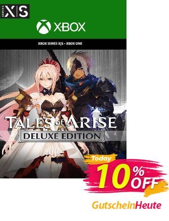 Tales of Arise Deluxe Edition Xbox One & Xbox Series X|S - WW  Gutschein Tales of Arise Deluxe Edition Xbox One &amp; Xbox Series X|S (WW) Deal 2024 CDkeys Aktion: Tales of Arise Deluxe Edition Xbox One &amp; Xbox Series X|S (WW) Exclusive Sale offer 
