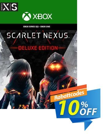 Scarlet Nexus Deluxe Edition Xbox One/Xbox Series X|S - WW  Gutschein Scarlet Nexus Deluxe Edition Xbox One/Xbox Series X|S (WW) Deal 2024 CDkeys Aktion: Scarlet Nexus Deluxe Edition Xbox One/Xbox Series X|S (WW) Exclusive Sale offer 