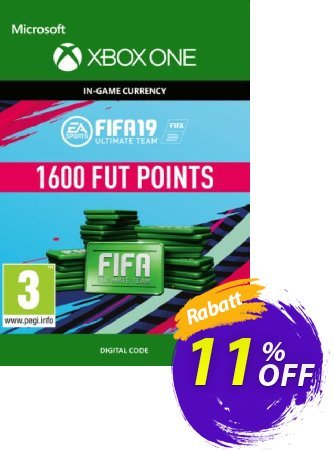 Fifa 19 - 1600 FUT Points - Xbox One  Gutschein Fifa 19 - 1600 FUT Points (Xbox One) Deal 2024 CDkeys Aktion: Fifa 19 - 1600 FUT Points (Xbox One) Exclusive Sale offer 