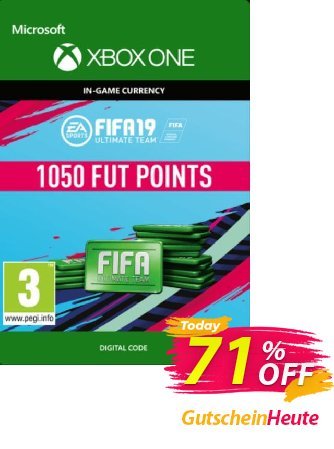 Fifa 19 - 1050 FUT Points - Xbox One  Gutschein Fifa 19 - 1050 FUT Points (Xbox One) Deal 2024 CDkeys Aktion: Fifa 19 - 1050 FUT Points (Xbox One) Exclusive Sale offer 