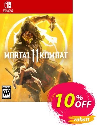 Mortal Kombat 11 Switch (US) Coupon, discount Mortal Kombat 11 Switch (US) Deal 2024 CDkeys. Promotion: Mortal Kombat 11 Switch (US) Exclusive Sale offer 
