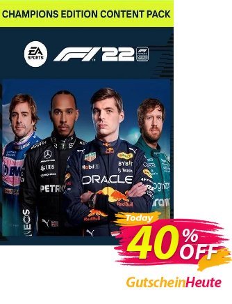 F1 22: Champions Edition Content Pack Xbox - US  Gutschein F1 22: Champions Edition Content Pack Xbox (US) Deal 2024 CDkeys Aktion: F1 22: Champions Edition Content Pack Xbox (US) Exclusive Sale offer 