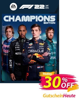 F1 22 Champions Edition Xbox One & Xbox Series X|S - US  Gutschein F1 22 Champions Edition Xbox One &amp; Xbox Series X|S (US) Deal 2024 CDkeys Aktion: F1 22 Champions Edition Xbox One &amp; Xbox Series X|S (US) Exclusive Sale offer 