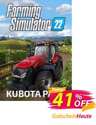 Farming Simulator 22 - Kubota Pack PC - DLC Gutschein Farming Simulator 22 - Kubota Pack PC - DLC Deal 2024 CDkeys Aktion: Farming Simulator 22 - Kubota Pack PC - DLC Exclusive Sale offer 