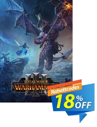 Total War: WARHAMMER III + DLC PC (EU & UK) Coupon, discount Total War: WARHAMMER III + DLC PC (EU &amp; UK) Deal 2024 CDkeys. Promotion: Total War: WARHAMMER III + DLC PC (EU &amp; UK) Exclusive Sale offer 