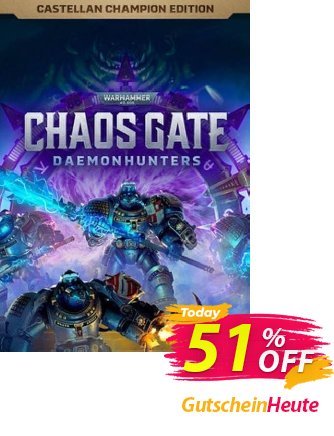 Warhammer 40,000: Chaos Gate - Daemonhunters Castellan Champion Edition PC Gutschein Warhammer 40,000: Chaos Gate - Daemonhunters Castellan Champion Edition PC Deal 2024 CDkeys Aktion: Warhammer 40,000: Chaos Gate - Daemonhunters Castellan Champion Edition PC Exclusive Sale offer 