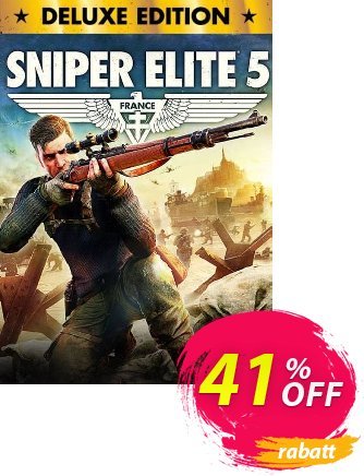 Sniper Elite 5 Deluxe Edition PC Coupon, discount Sniper Elite 5 Deluxe Edition PC Deal 2024 CDkeys. Promotion: Sniper Elite 5 Deluxe Edition PC Exclusive Sale offer 