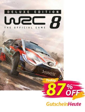 WRC 8 FIA World Rally Championship Deluxe Edition PC - Steam  Gutschein WRC 8 FIA World Rally Championship Deluxe Edition PC (Steam) Deal 2024 CDkeys Aktion: WRC 8 FIA World Rally Championship Deluxe Edition PC (Steam) Exclusive Sale offer 