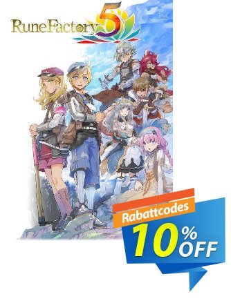 Rune Factory 5 PC Coupon, discount Rune Factory 5 PC Deal 2024 CDkeys. Promotion: Rune Factory 5 PC Exclusive Sale offer 