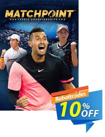 Matchpoint - Tennis Championships PC Coupon, discount Matchpoint - Tennis Championships PC Deal 2024 CDkeys. Promotion: Matchpoint - Tennis Championships PC Exclusive Sale offer 