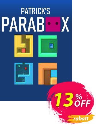 Patrick&#039;s Parabox PC Coupon, discount Patrick&#039;s Parabox PC Deal 2024 CDkeys. Promotion: Patrick&#039;s Parabox PC Exclusive Sale offer 