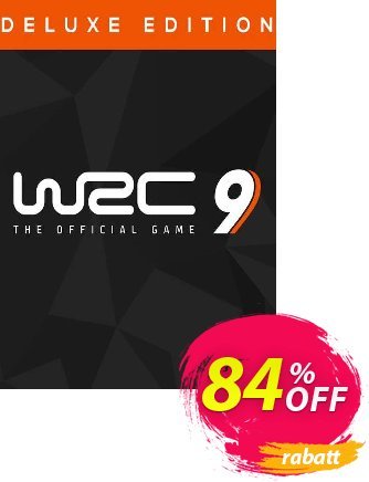 WRC 9 FIA World Rally Championship Deluxe Edition PC (Steam) discount coupon WRC 9 FIA World Rally Championship Deluxe Edition PC (Steam) Deal 2024 CDkeys - WRC 9 FIA World Rally Championship Deluxe Edition PC (Steam) Exclusive Sale offer 