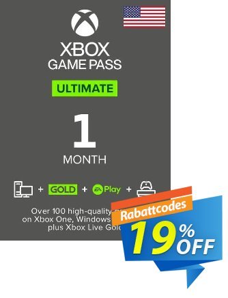 1 Month Xbox Game Pass Ultimate Xbox One / PC (USA) discount coupon 1 Month Xbox Game Pass Ultimate Xbox One / PC (USA) Deal 2024 CDkeys - 1 Month Xbox Game Pass Ultimate Xbox One / PC (USA) Exclusive Sale offer 