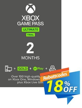 2 Month Xbox Game Pass Ultimate Trial Xbox One / PC discount coupon 2 Month Xbox Game Pass Ultimate Trial Xbox One / PC Deal 2024 CDkeys - 2 Month Xbox Game Pass Ultimate Trial Xbox One / PC Exclusive Sale offer 