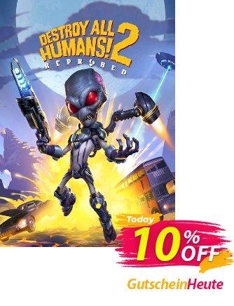 Destroy All Humans! 2 - Reprobed Xbox One/ Xbox Series X|S - US  Gutschein Destroy All Humans! 2 - Reprobed Xbox One/ Xbox Series X|S (US) Deal 2024 CDkeys Aktion: Destroy All Humans! 2 - Reprobed Xbox One/ Xbox Series X|S (US) Exclusive Sale offer 