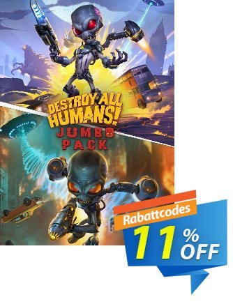 Destroy All Humans! 2 - Jumbo Pack Xbox One/ Xbox Series X|S (US) Coupon, discount Destroy All Humans! 2 - Jumbo Pack Xbox One/ Xbox Series X|S (US) Deal 2024 CDkeys. Promotion: Destroy All Humans! 2 - Jumbo Pack Xbox One/ Xbox Series X|S (US) Exclusive Sale offer 