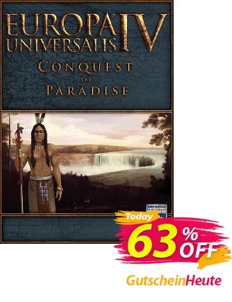 Europa Universalis IV Conquest of Paradise PC - DLC Coupon, discount Europa Universalis IV Conquest of Paradise PC - DLC Deal 2024 CDkeys. Promotion: Europa Universalis IV Conquest of Paradise PC - DLC Exclusive Sale offer 