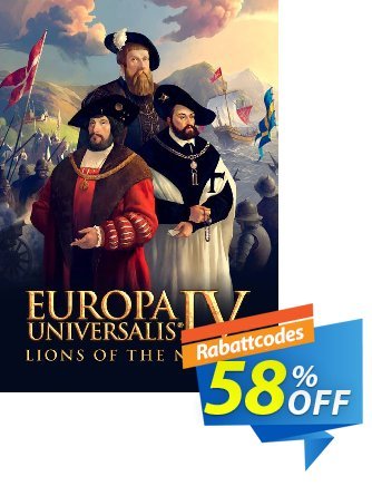 Europa Universalis IV: Lions of the North PC - DLC Coupon, discount Europa Universalis IV: Lions of the North PC - DLC Deal 2024 CDkeys. Promotion: Europa Universalis IV: Lions of the North PC - DLC Exclusive Sale offer 