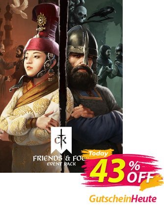 Crusader Kings III: Friends & Foes PC - DLC Coupon, discount Crusader Kings III: Friends & Foes PC - DLC Deal 2024 CDkeys. Promotion: Crusader Kings III: Friends & Foes PC - DLC Exclusive Sale offer 