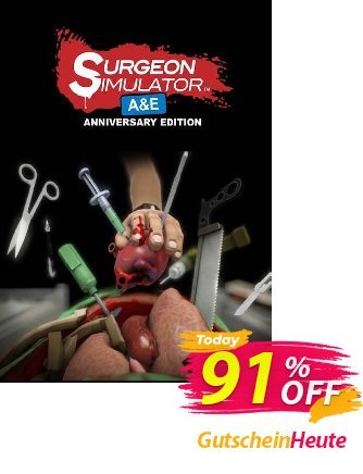 Surgeon Simulator Anniversary Edition PC discount coupon Surgeon Simulator Anniversary Edition PC Deal 2024 CDkeys - Surgeon Simulator Anniversary Edition PC Exclusive Sale offer 