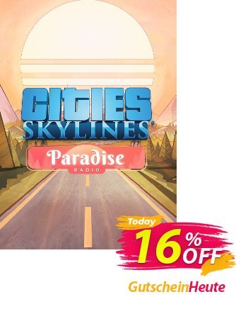 Cities: Skylines - Paradise Radio PC - DLC Coupon, discount Cities: Skylines - Paradise Radio PC - DLC Deal 2024 CDkeys. Promotion: Cities: Skylines - Paradise Radio PC - DLC Exclusive Sale offer 